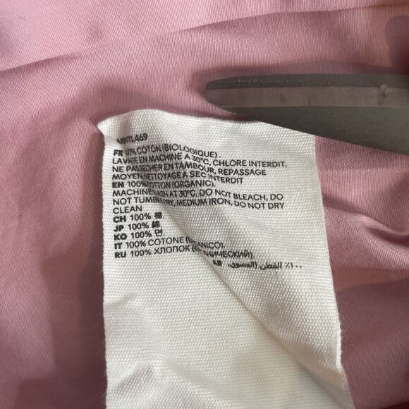 Ami Alexandre Mattiussi Men's Pink Button Up Shirt Size 36 Euro Summer Tailored - Picture 9 of 15